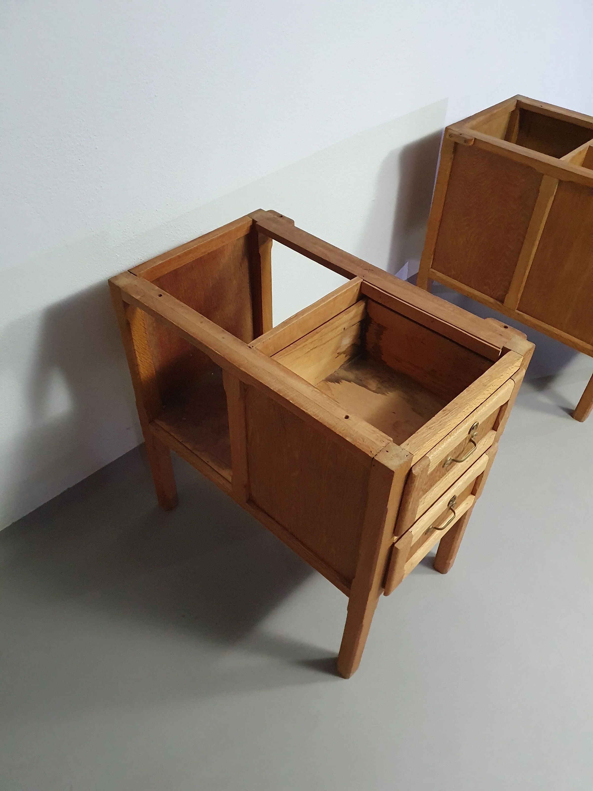 Large oak architect desk / table 1940's