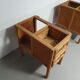 Large oak architect desk / table 1940's