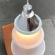 Falkland suspension lamp model by Bruno Munari for Danese Milano.