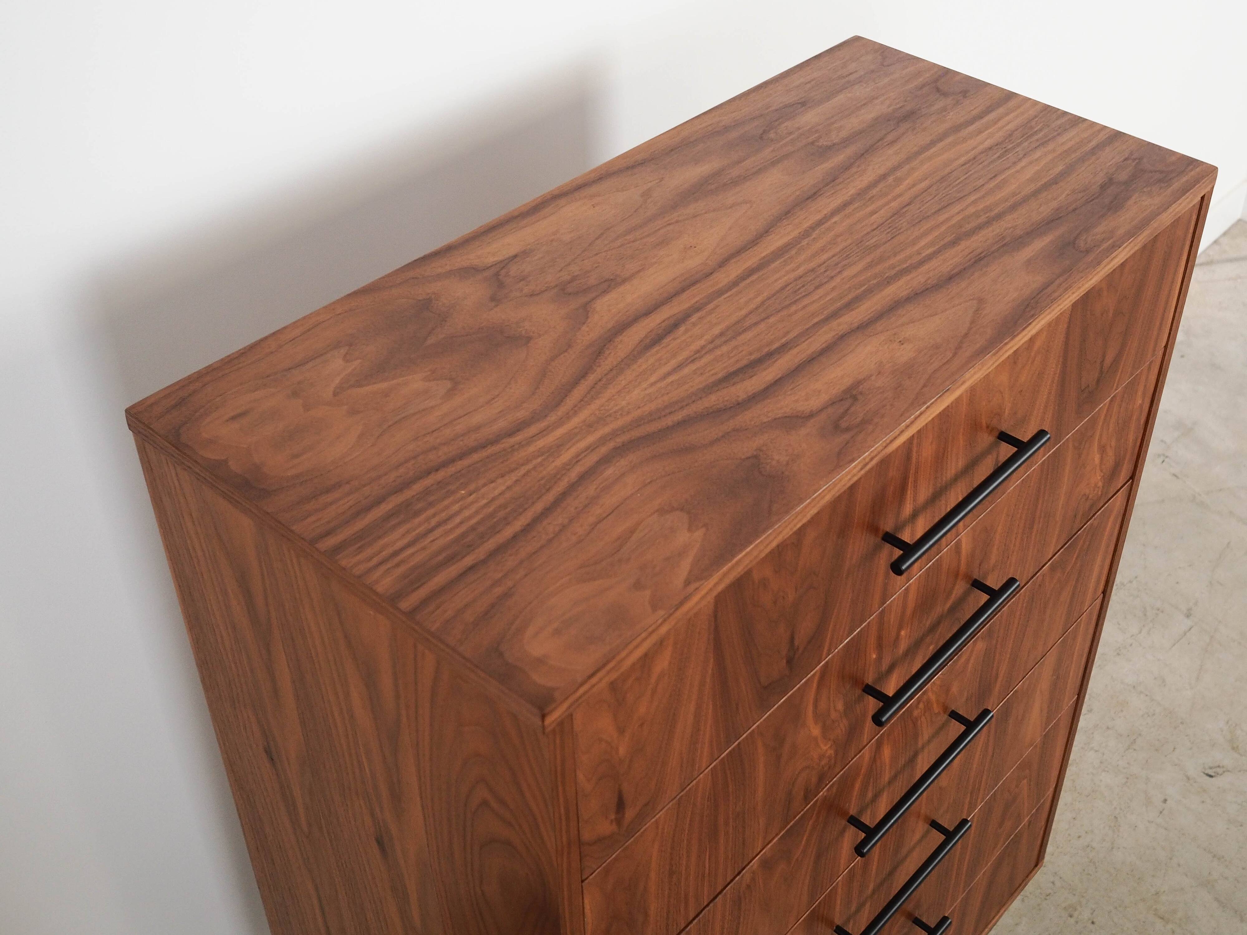 Walnut chest of drawers, Scandinavian design