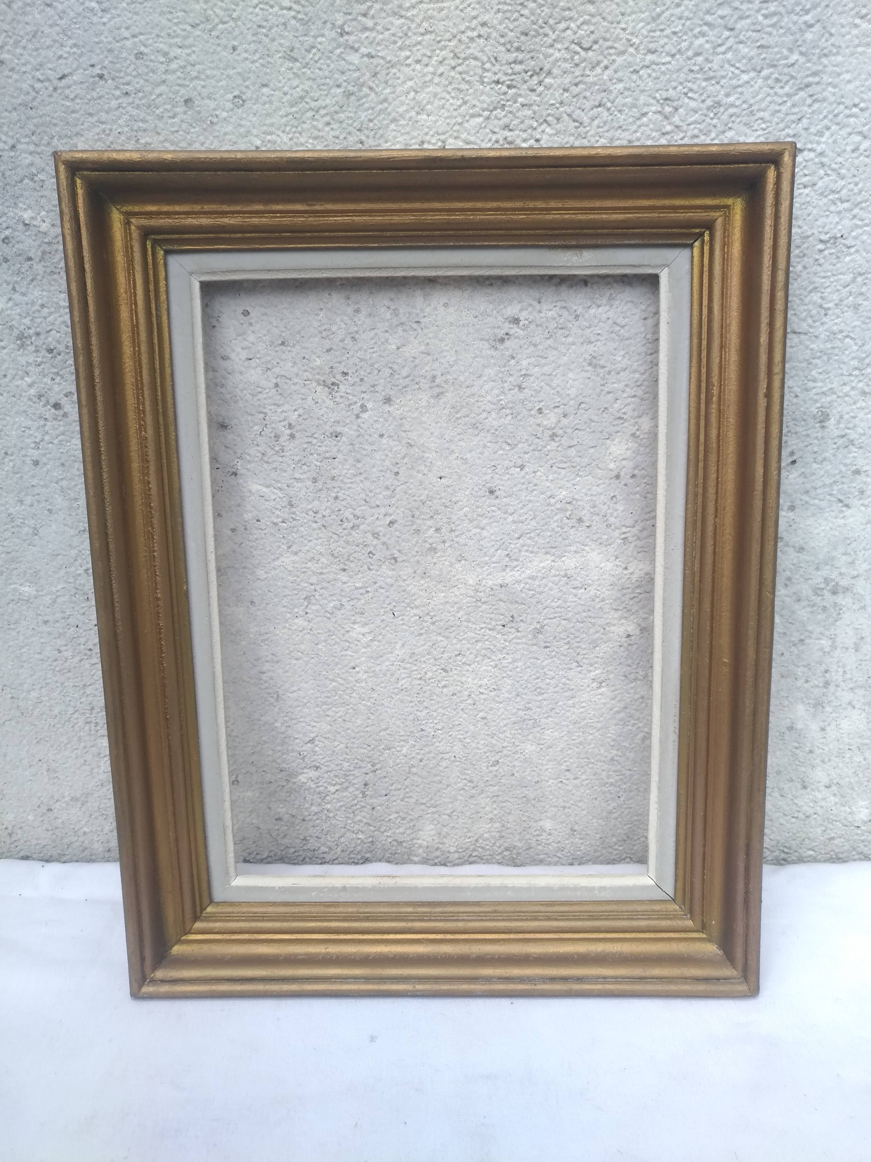 Painted wooden frame