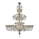 Imperial Style “Rigadin” Murano Glass Chandelier in Venetian Design