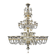 Imperial Style “Rigadin” Murano Glass Chandelier in Venetian Design