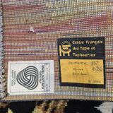 Tapisserie d'Aubusson "Aurore" en pure laine Jean Claude Bissery