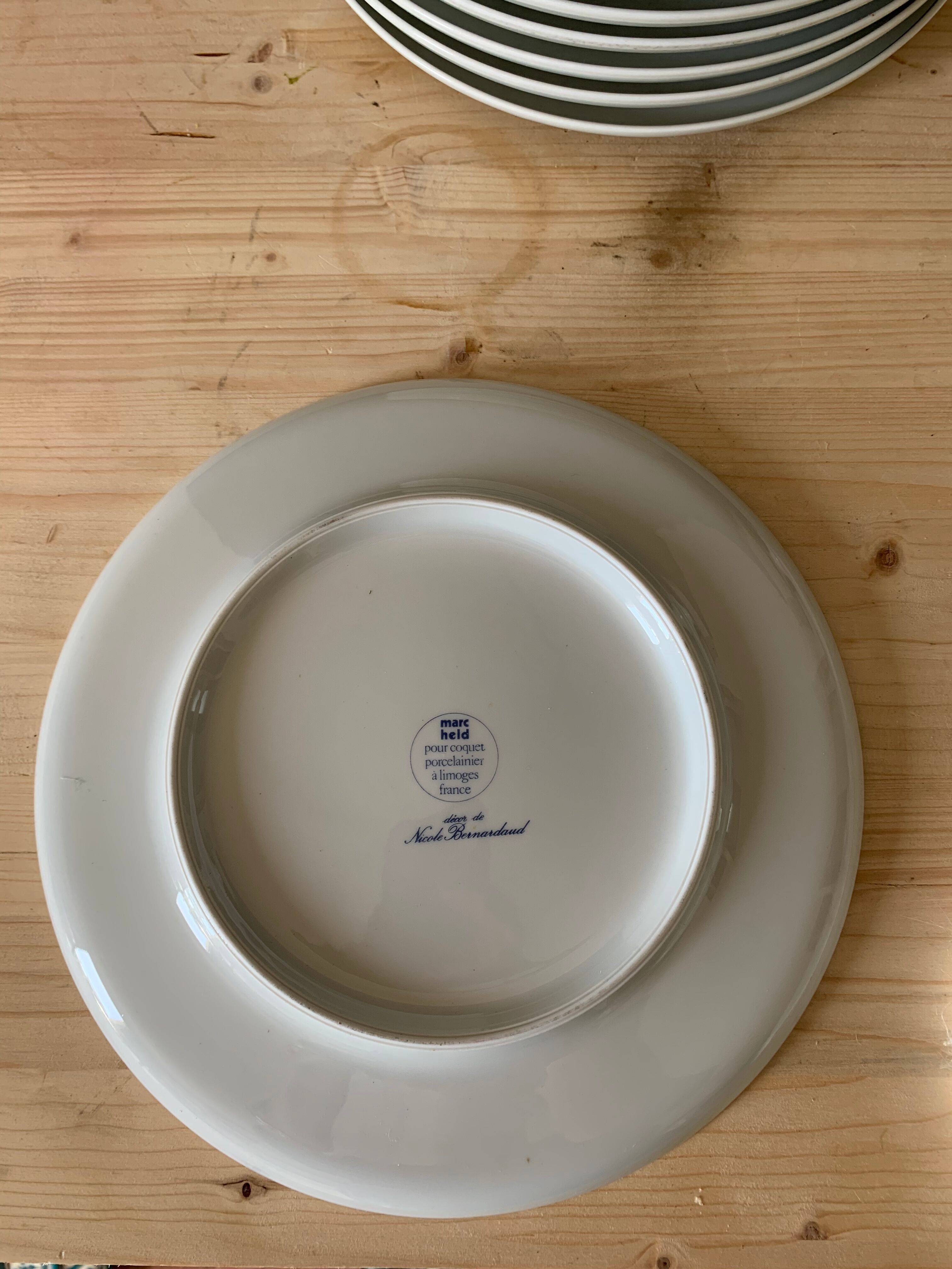 Porcelain plates Marc Held