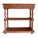 Console or small oak sideboard, 1900s, Louis XIII style, 100x40cm
