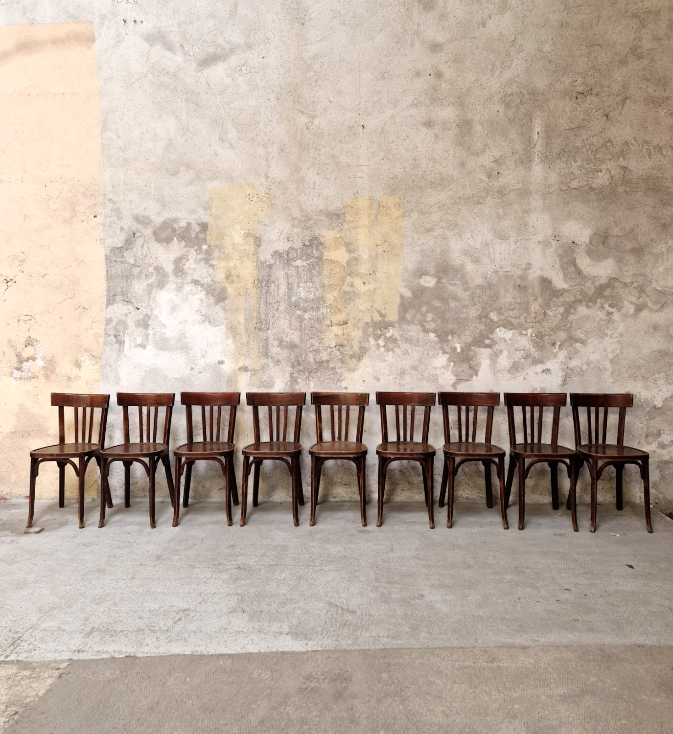 9 Baumann bistro chairs