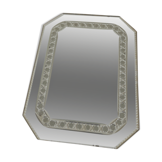 Old beveled mirror