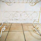 Old wrought iron cradle