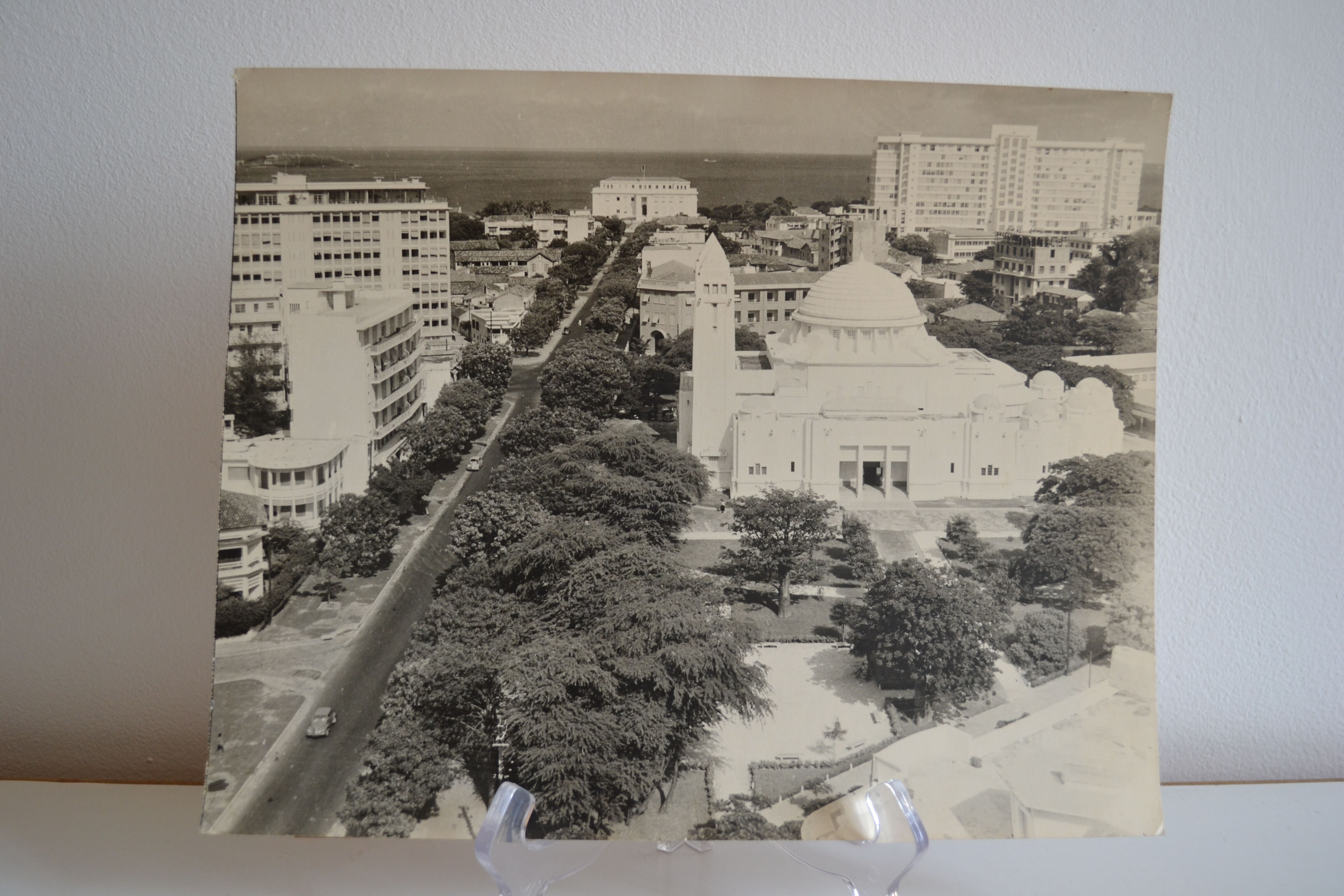 Anonymous silver photo africa senegal dakar cathedral district circa 1950
