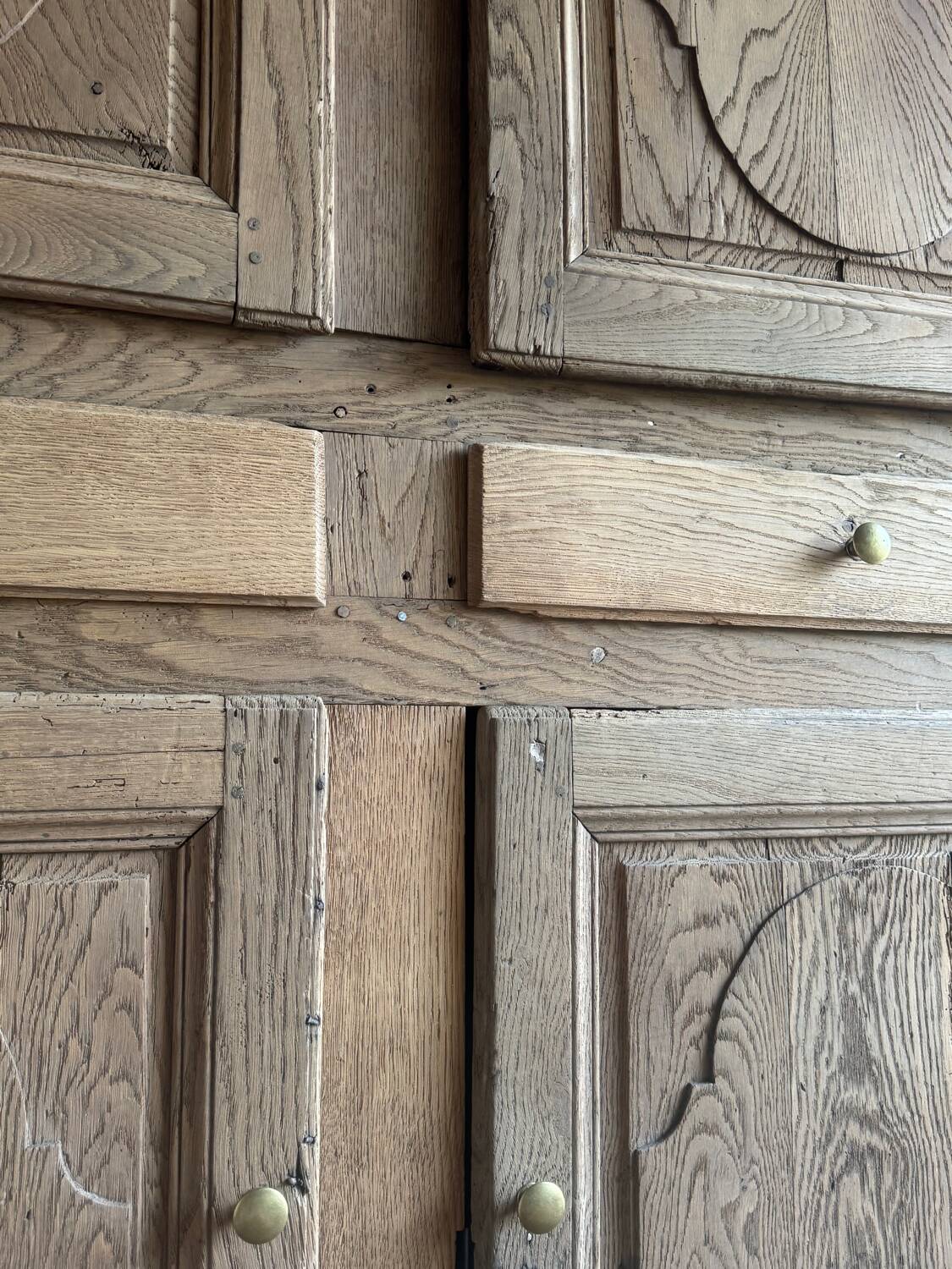 The rustic oak dresser