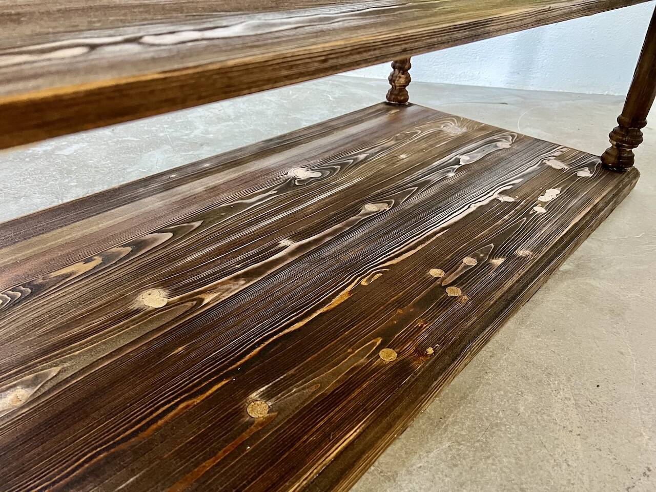 Table - 50s drapery console