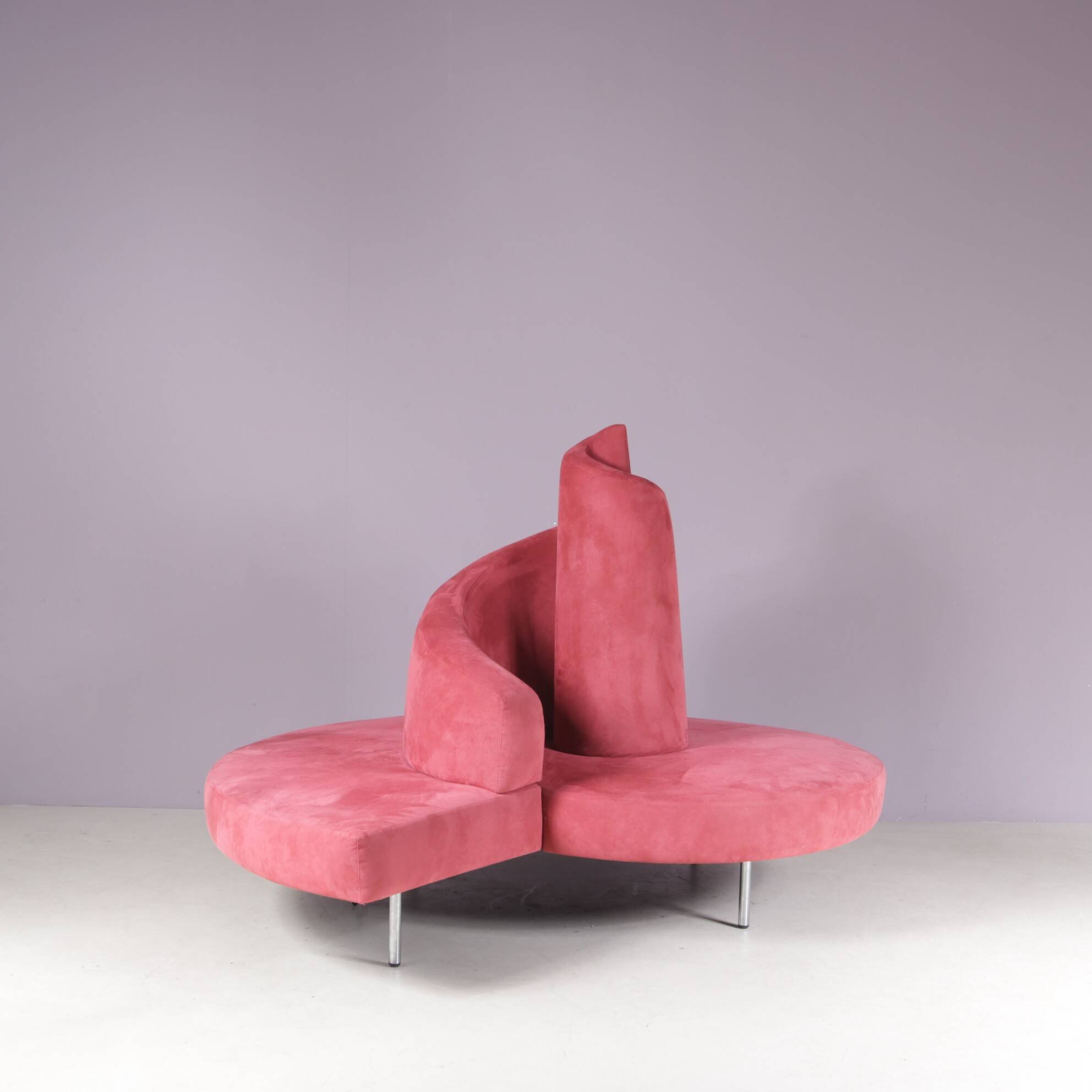 Canapé rond Tatlin des années 1980 par Edra Italie