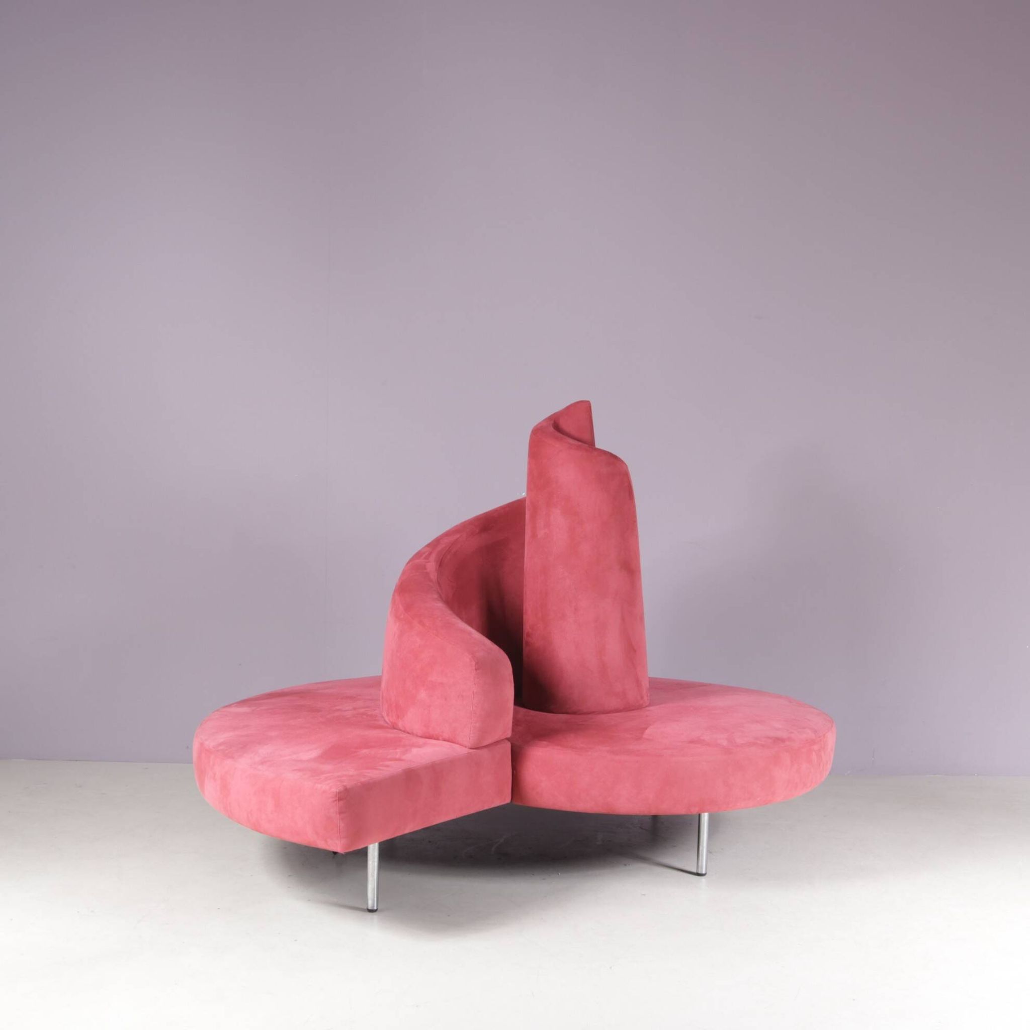 Canapé rond Tatlin des années 1980 par Edra Italie