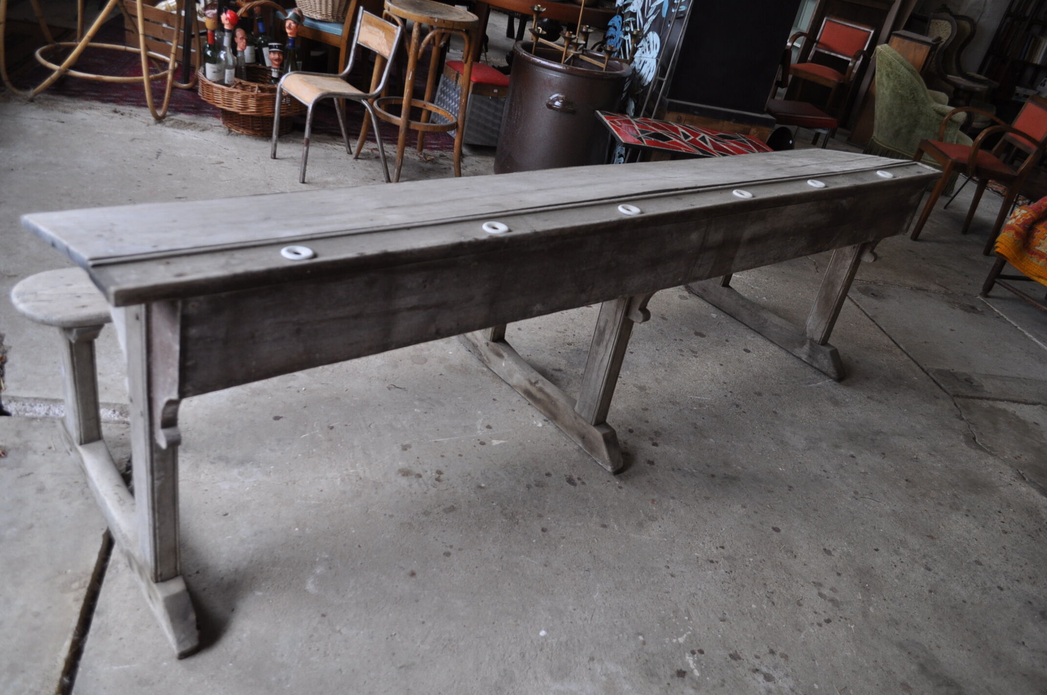 6-seater school desk.