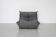 Set of grey microfiber Togo sofas designed by Michel Ducaroy 1973