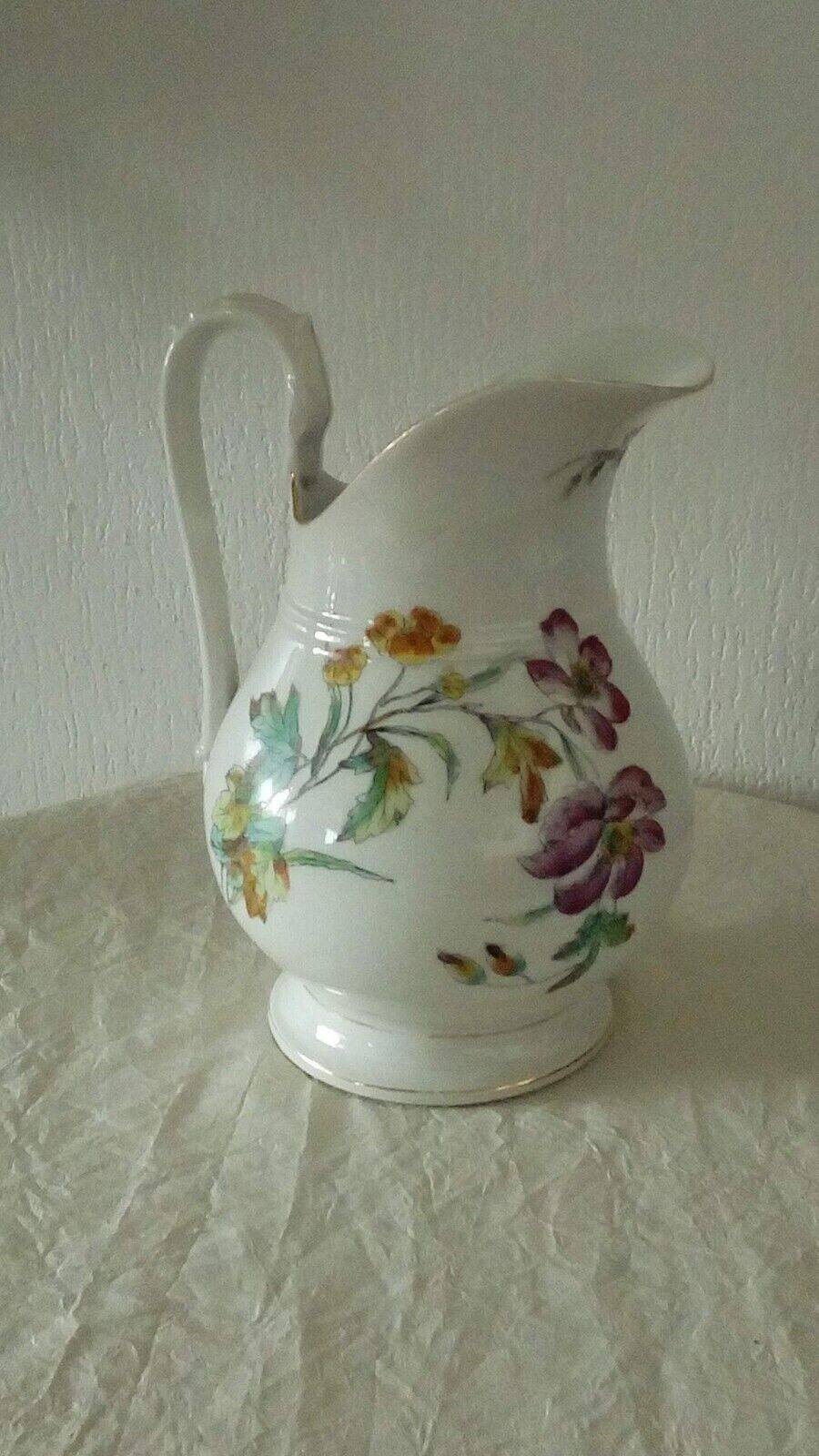 Swan neck porcelain water pitcher