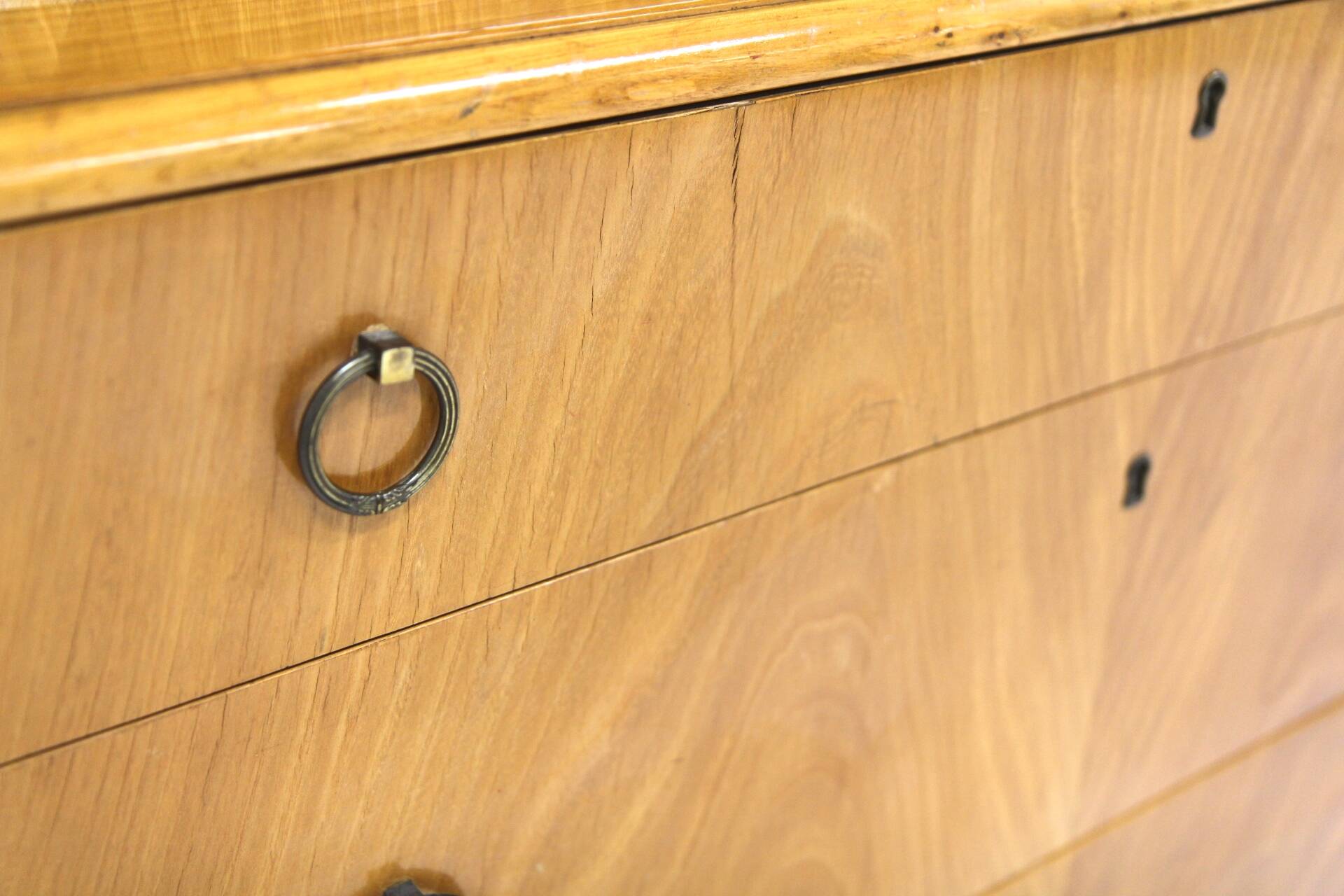 Scandinavian elm secretary, Swedish modern, Sweden, 1940