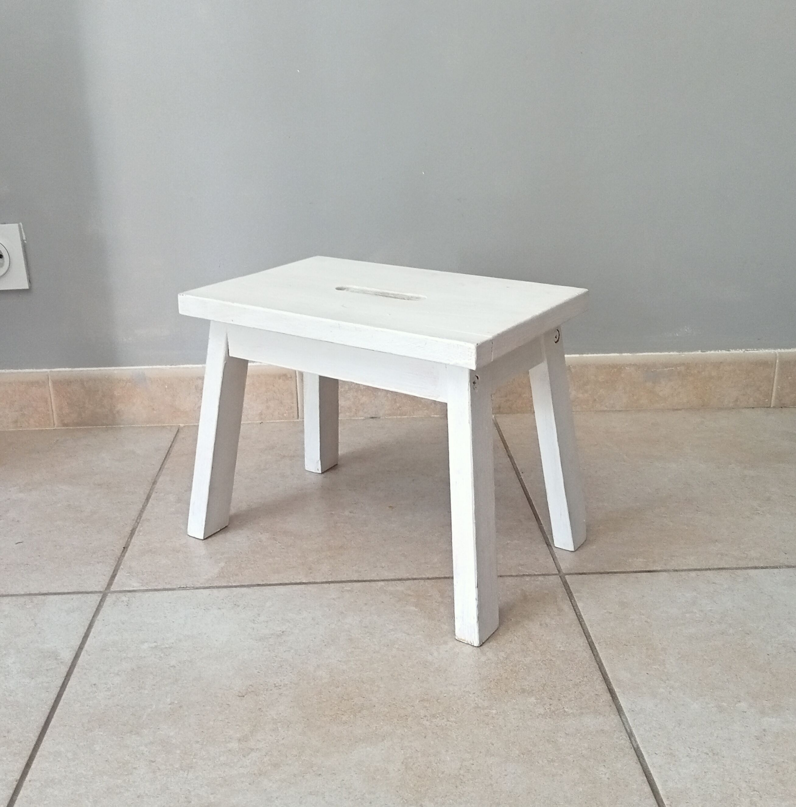 Vintage plant carry stool