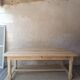 Solid wood farmhouse table
