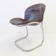 Rima Sabrina set of 4 leather dining chairs by Gastone Rinaldi