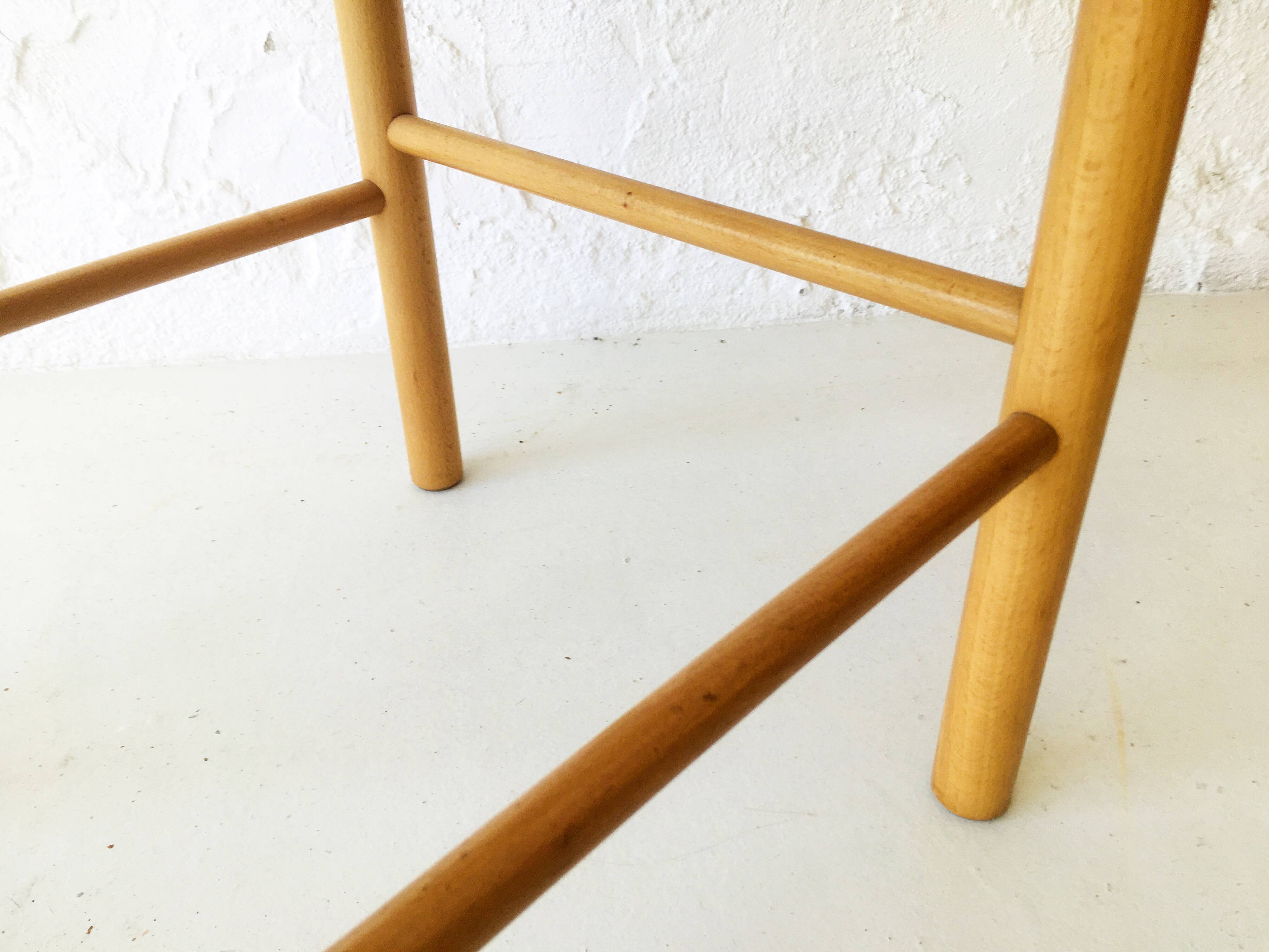 Chaise danoise à assise en corde, 1960