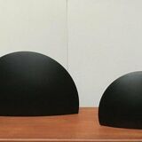 Postmodern Italian wall lamps model Piatto D9 by Sandro Colbertaldo and Paolo Rizzatto for Luceplan, set of 2.