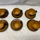 Set of 6 saint Amand sandstone cups