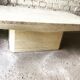 Italian travertine coffee table