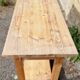 Solid wood console table