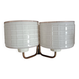 Pair of 50s/60s art deco style wall lights