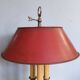Lampe bouillotte de style Empire à 3 feux