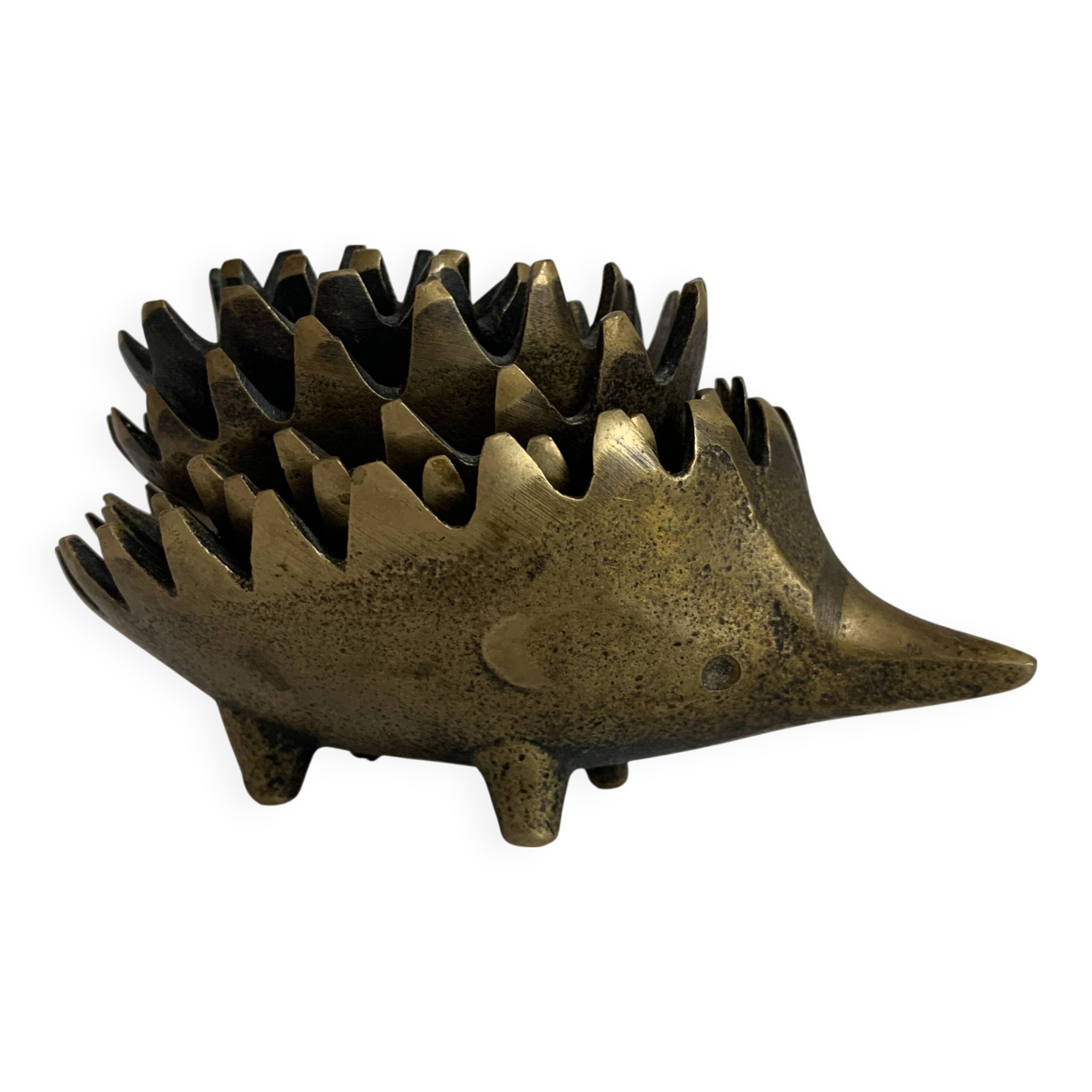 Hedgehog ashtrays by Walter Bosse for Hertha Baller, vintage 1950s