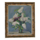 Oil painting, Lilac, still life, 1946