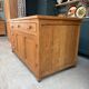 Renovated oak workbench island