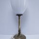 brass glass art deco lamp