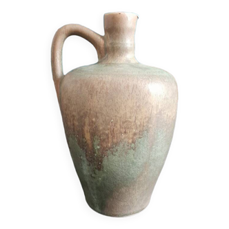 Enamelled stoneware carafe/vase