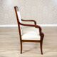 Antique Biedermeier Mahogany Armchair, 1890s