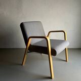 Fauteuil scandinave gris | Années 1980