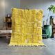 Limona - Custom yellow Moroccan rug made of wool.