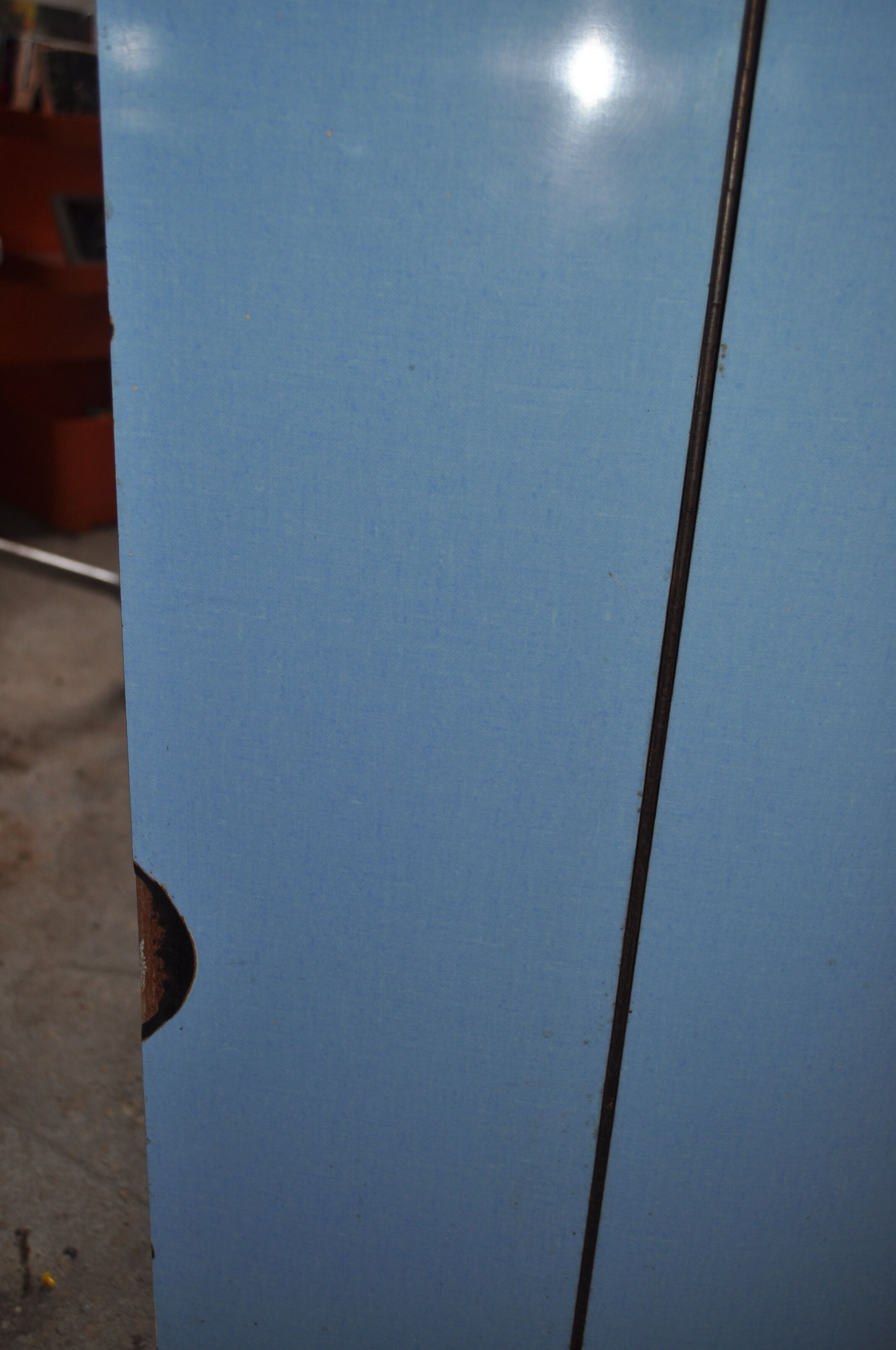 Two-tone formica sideboard