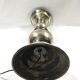 Silver bronze lamp foot