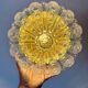 Vintage glass moulded globe wall/ceiling light.