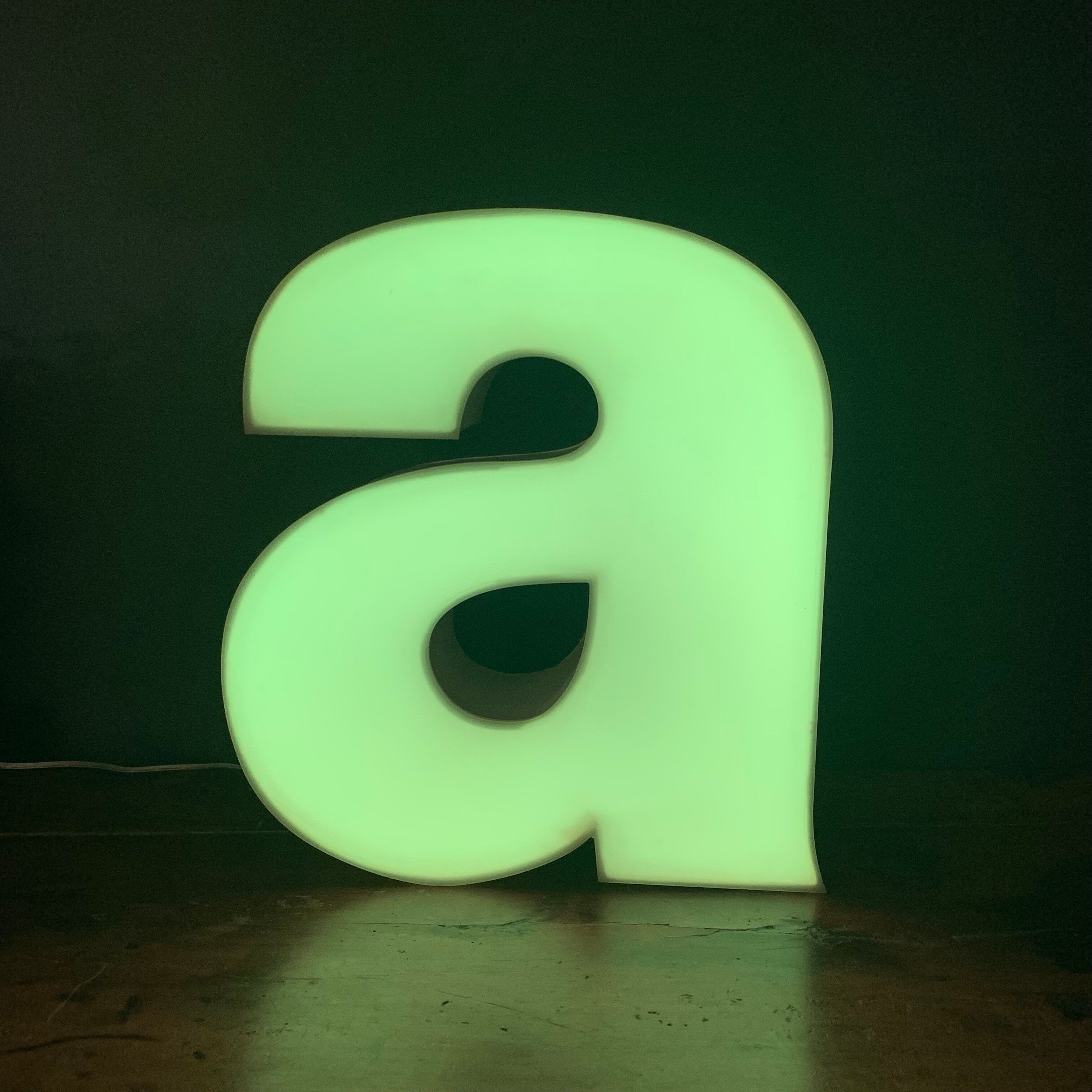 Lettre d'enseigne lumineuse