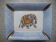 Antique Limoges porcelain ashtray, La Seynie vintage decor