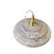 Suspension ou baladeuse globe en verre de Clichy 1950