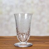 Vintage Crystal Cup with Arabesque, 1940s