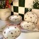 Deep Plates (Bowls) in Limoges Porcelain GDA 1900