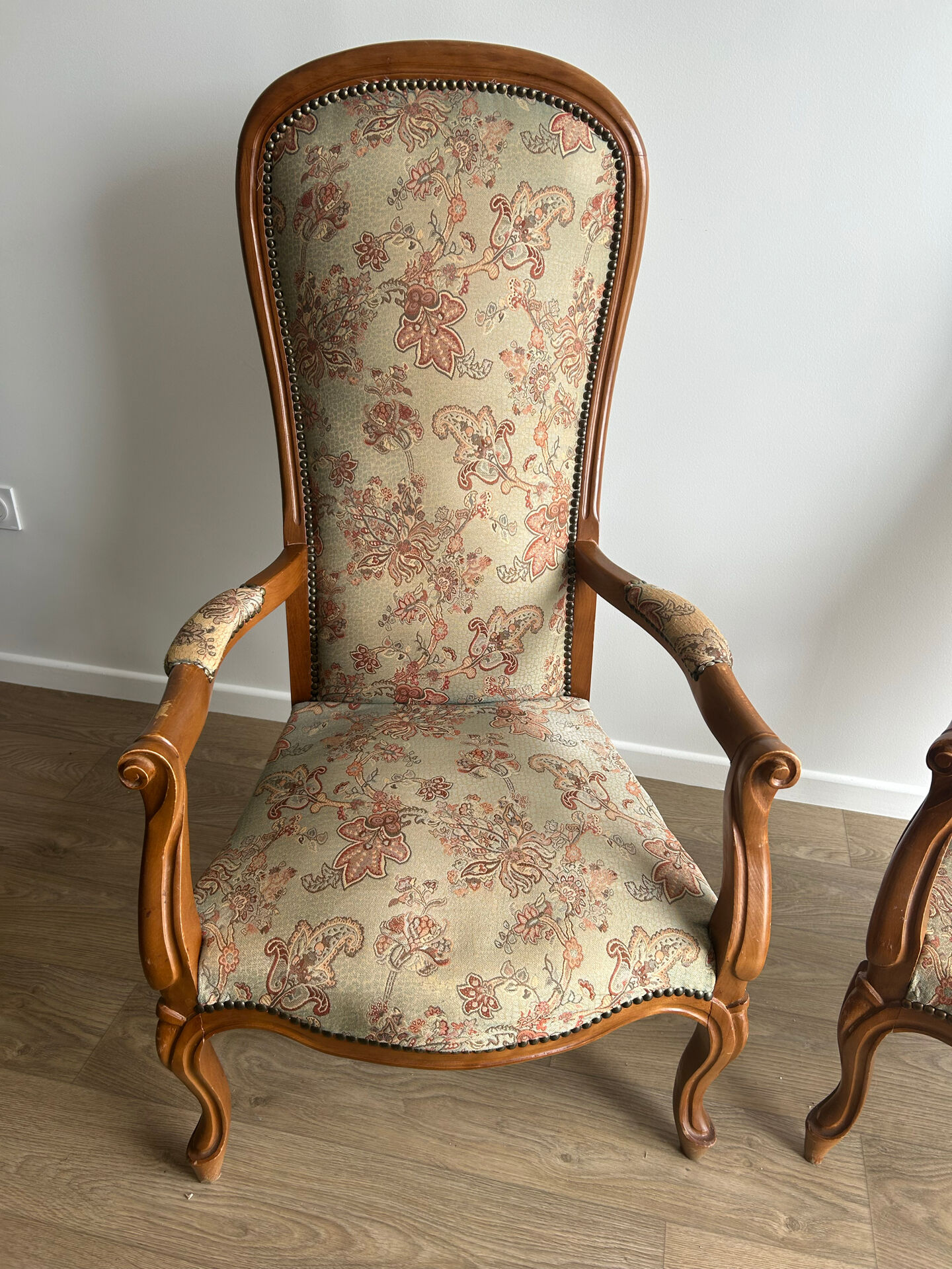 Paire de fauteuils Voltaire style Louis-Philippe