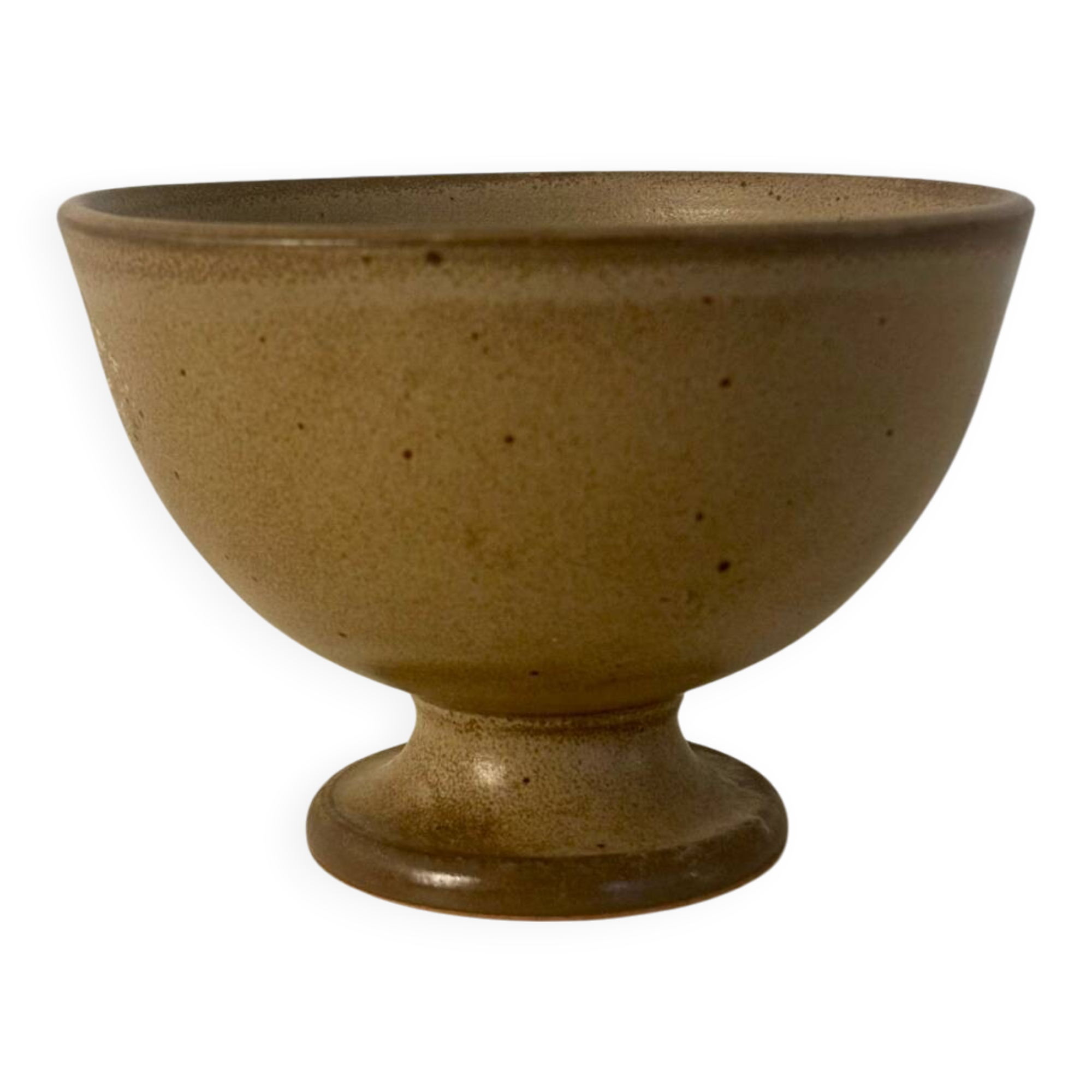 Very pretty stoneware footed bowl